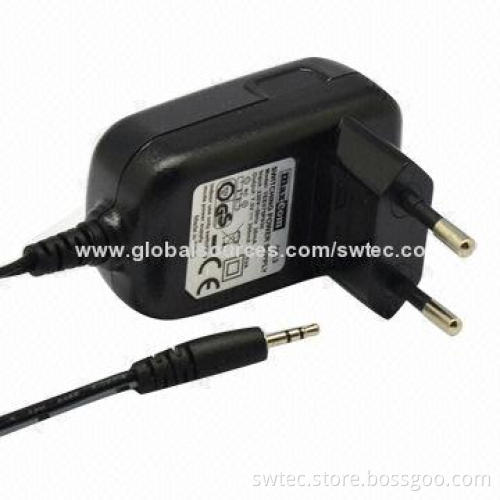External 18W EU Plug-in Switching Power Supply, 100-240V AC, 50/60Hz, ErP, CEC Level V, MEPS IV